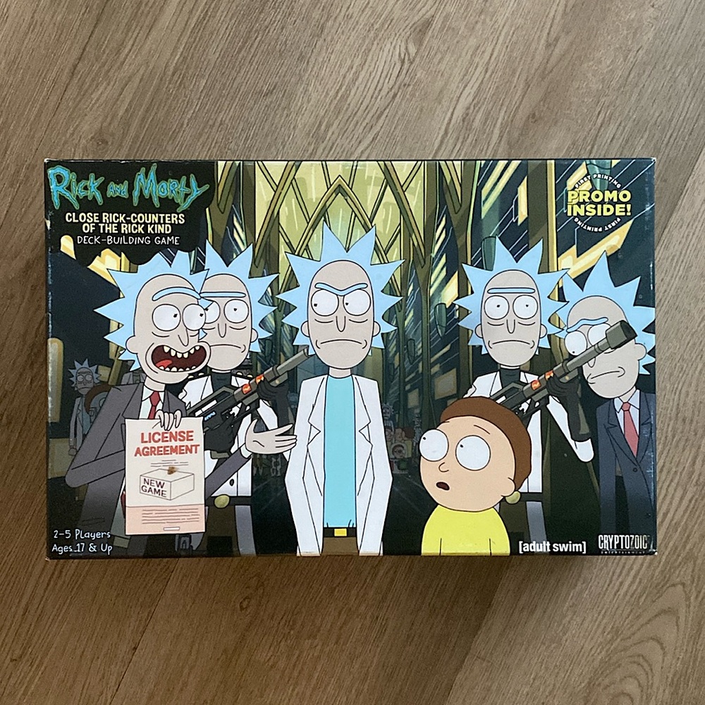Close Rick-Counters of the Rick Kind Rick and Morty Deck Building Game